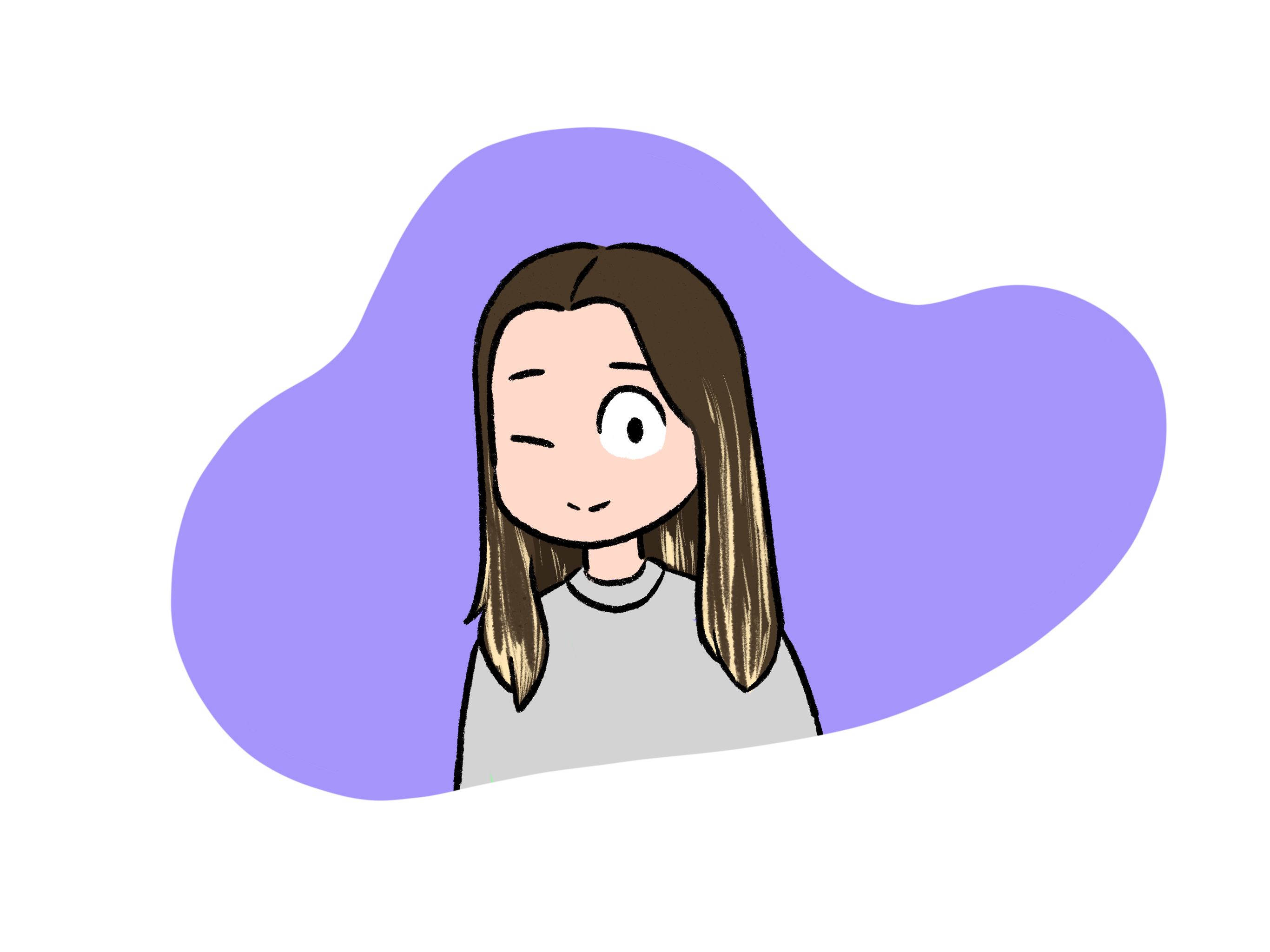 A purple blob for placeholder